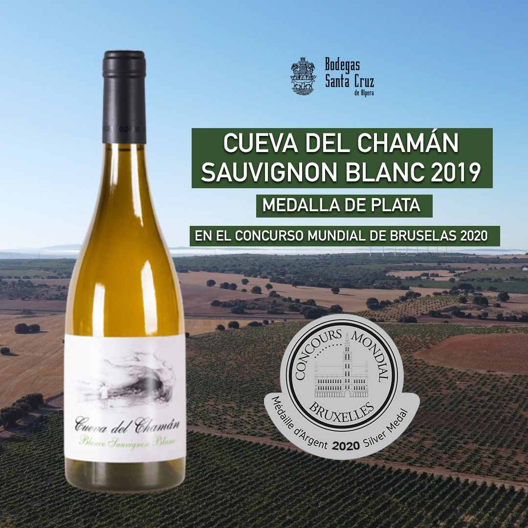 Lee más sobre el artículo Cueva del Chamán Sauvignon Blanc 2019, Plata en el Concurso Mundial de Bruselas