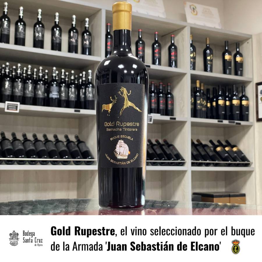 Lee más sobre el artículo Gold Rupestre, el vino elegido por el buque Juan Sebastián de Elcano para el crucero de instrucción de 2022