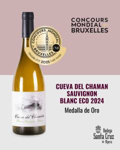 Lee más sobre el artículo Medalla de Oro para nuestro Cueva del Chamán Sauvignon Blanc Eco 2024 en el Concurso Mundial de Bruselas